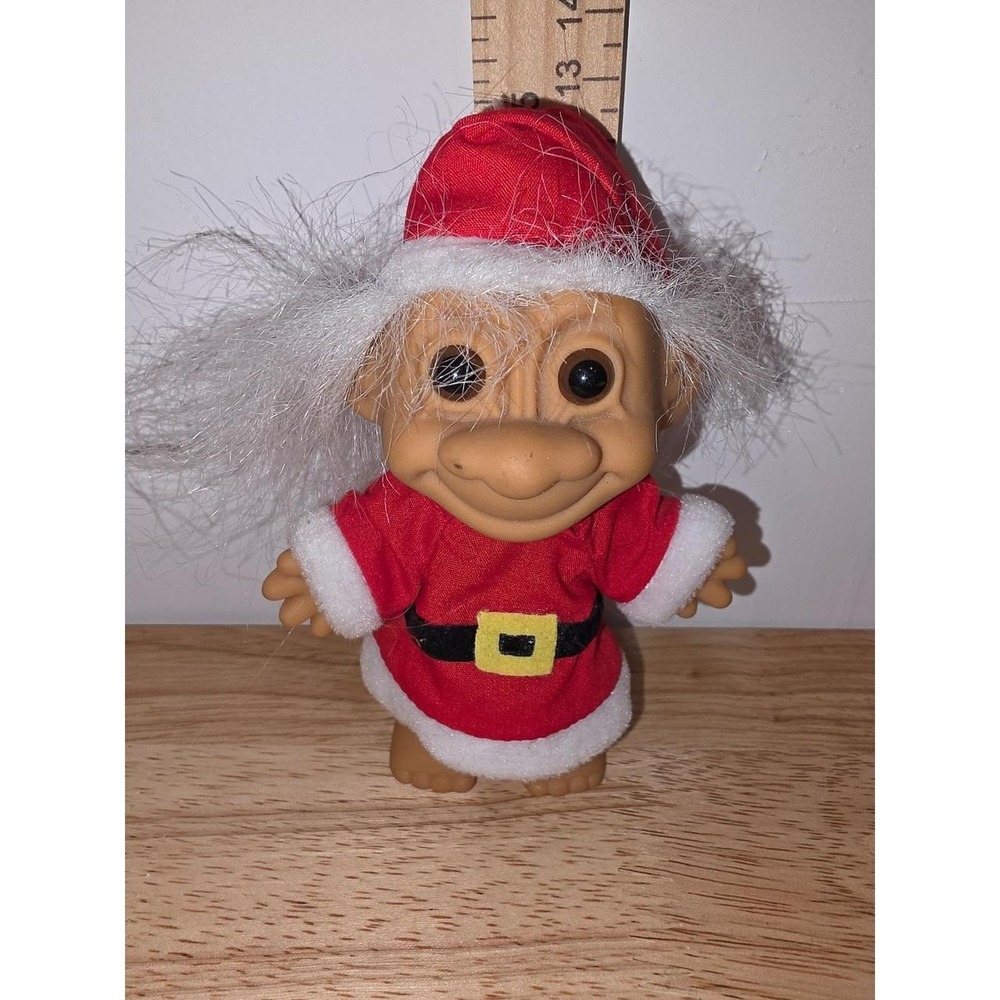 vintage 1990s Russ Berrie Santa Claus Christmas troll doll (Item No. 18278)